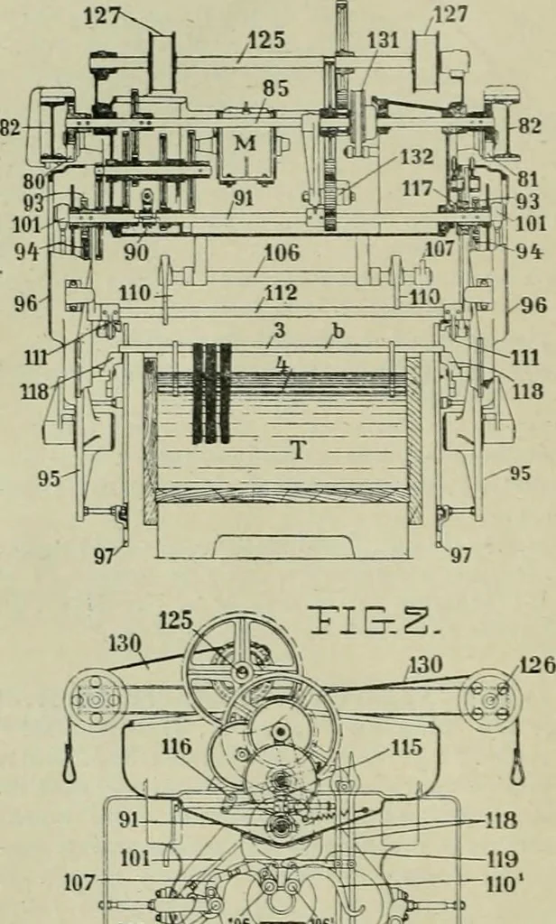 An illustration from Revue générale des matières colorantes de la teinture, de l'impression et des apprêts, 1910, leaf 89