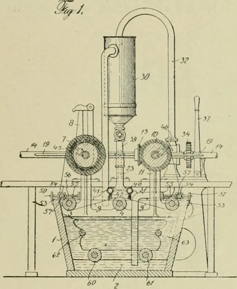 An illustration from Revue générale des matières colorantes de la teinture, de l'impression et des apprêts, 1910, leaf 90