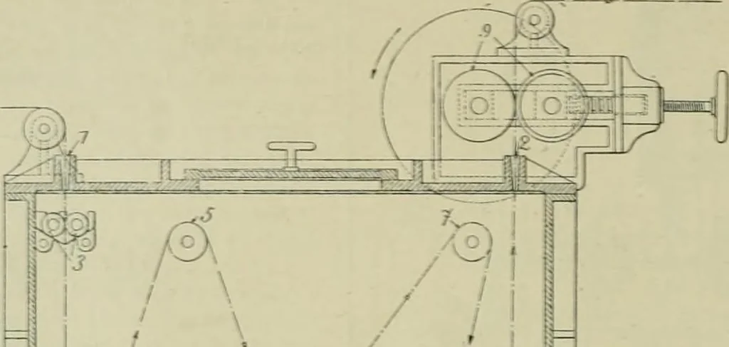 An illustration from Revue générale des matières colorantes de la teinture, de l'impression et des apprêts, 1910, leaf 91