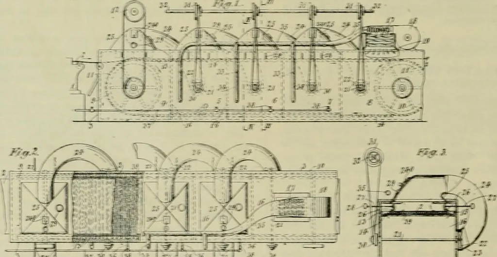 An illustration from Revue générale des matières colorantes de la teinture, de l'impression et des apprêts, 1910, leaf 119