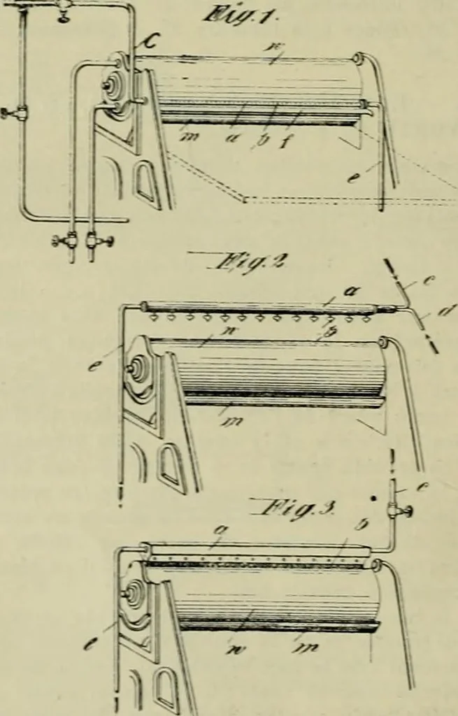 An illustration from Revue générale des matières colorantes de la teinture, de l'impression et des apprêts, 1910, leaf 121