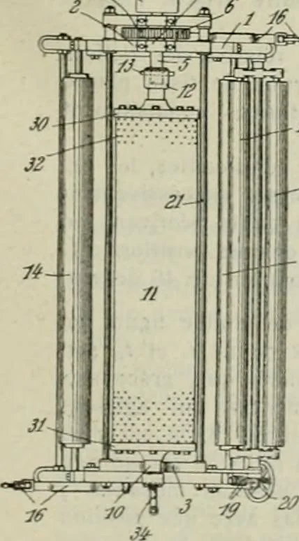 An illustration from Revue générale des matières colorantes de la teinture, de l'impression et des apprêts, 1910, leaf 178