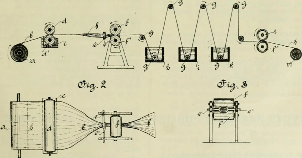 An illustration from Revue générale des matières colorantes de la teinture, de l'impression et des apprêts, 1910, leaf 332