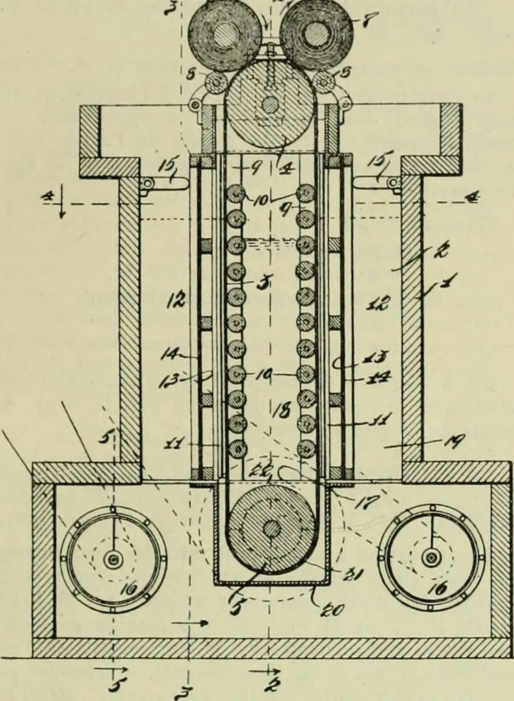 An illustration from Revue générale des matières colorantes de la teinture, de l'impression et des apprêts, 1910, leaf 138