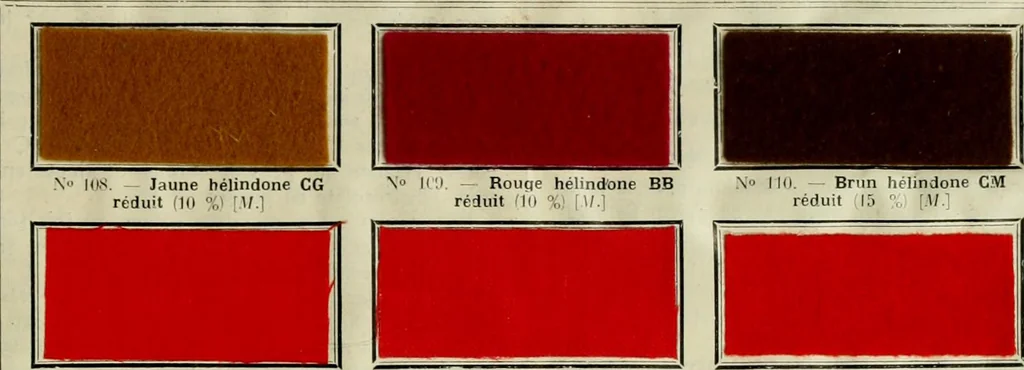 An illustration from Revue générale des matières colorantes de la teinture, de l'impression et des apprêts, 1910, leaf 160