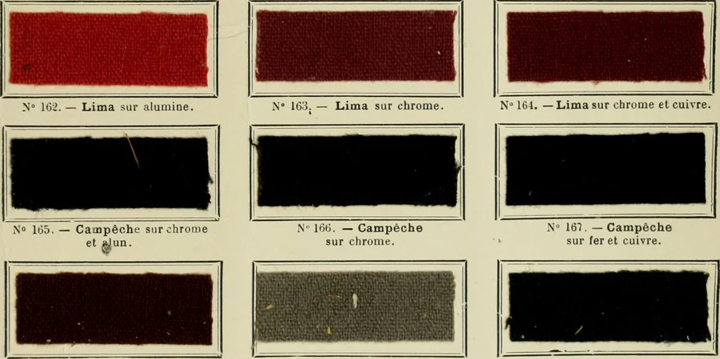 An illustration from Revue générale des matières colorantes de la teinture, de l'impression et des apprêts, 1910, leaf 310
