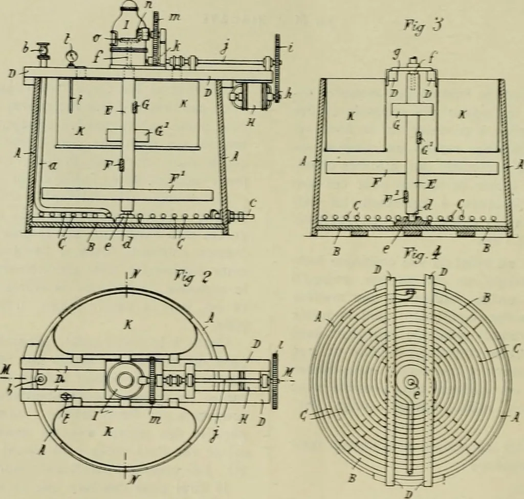 An illustration from Revue générale des matières colorantes de la teinture, de l'impression et des apprêts, 1910, leaf 45