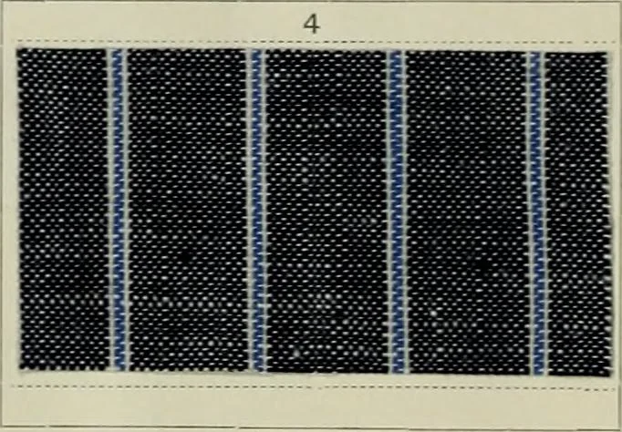 An illustration from Revue générale des matières colorantes de la teinture, de l'impression et des apprêts, 1910, leaf 61