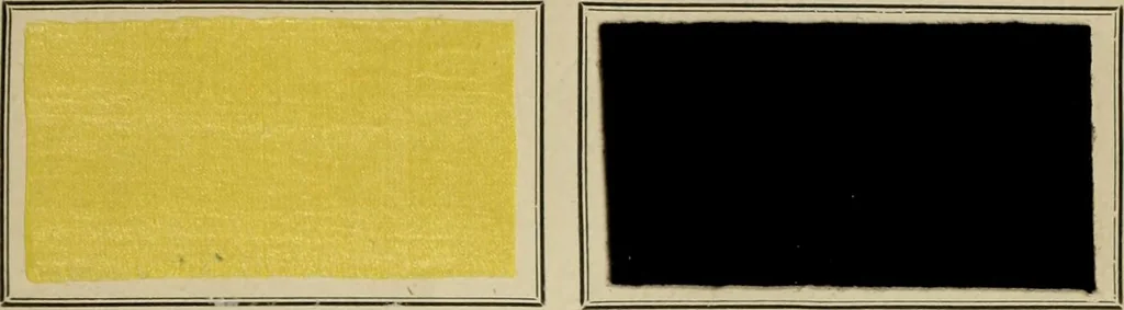 An illustration from Revue générale des mati`eres colorantes et des industries qui s'y rattachent, 1908, leaf 140