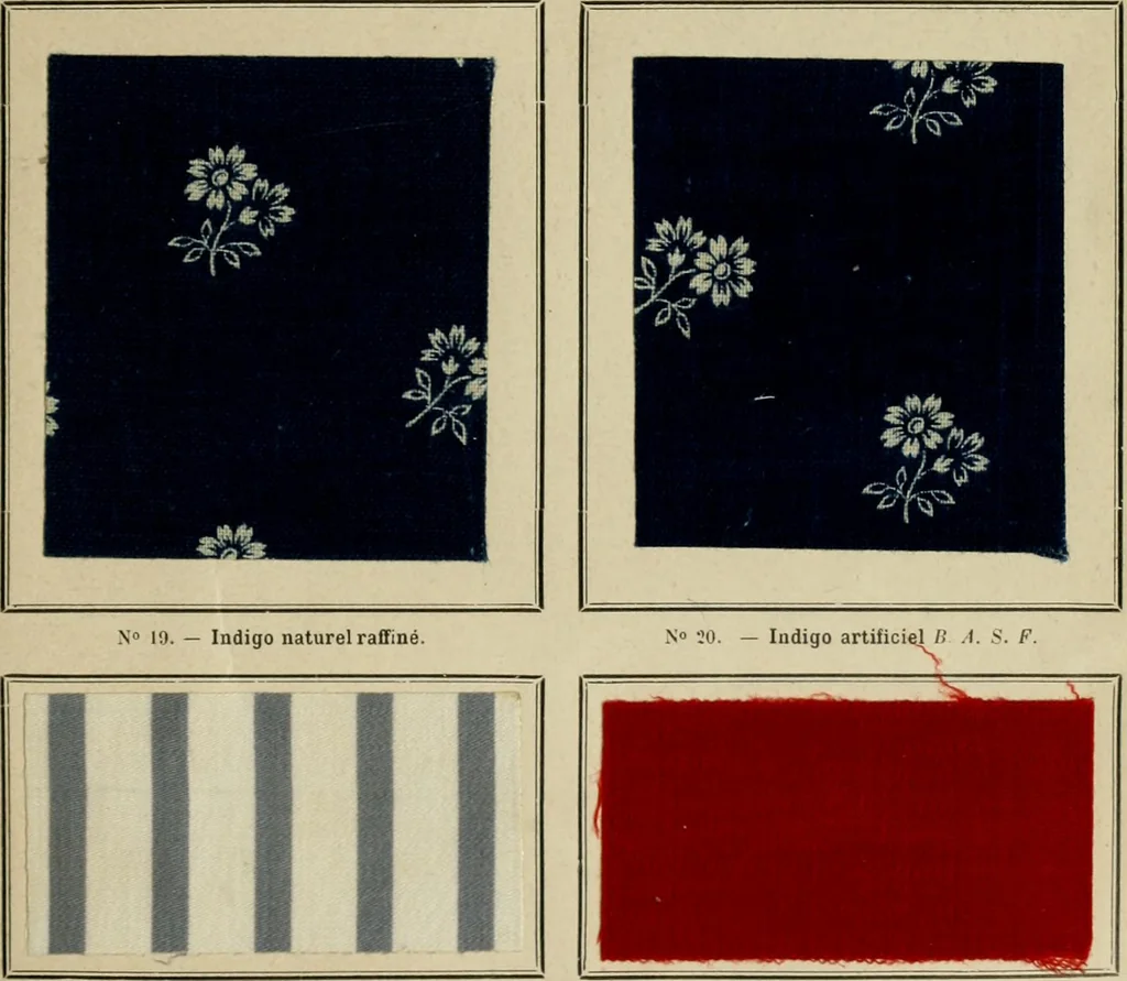 An illustration from Revue générale des mati`eres colorantes et des industries qui s'y rattachent, 1908, leaf 140