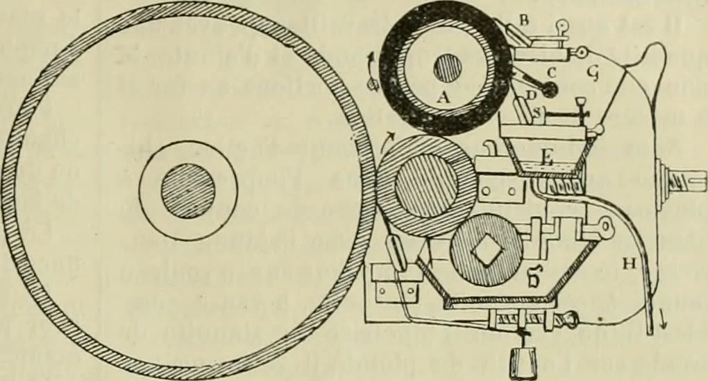 An illustration from Revue générale des mati`eres colorantes et des industries qui s'y rattachent, 1908, leaf 202