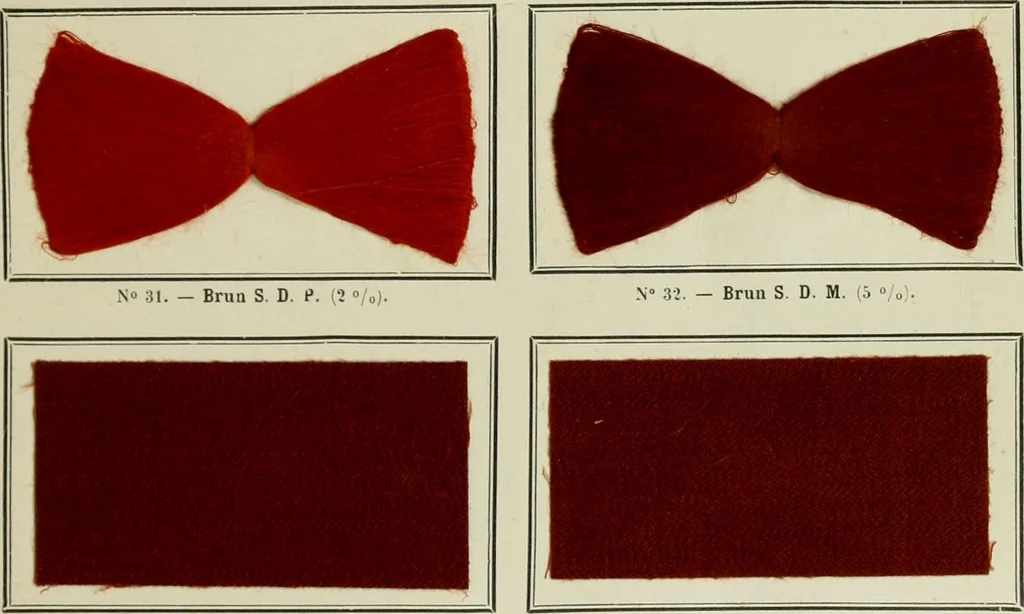 An illustration from Revue générale des mati`eres colorantes et des industries qui s'y rattachent, 1908, leaf 224