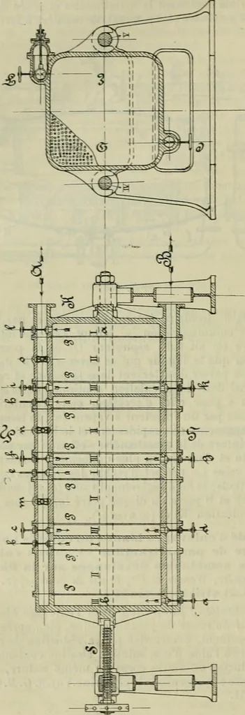 An illustration from Revue générale des mati`eres colorantes et des industries qui s'y rattachent, 1908, leaf 341