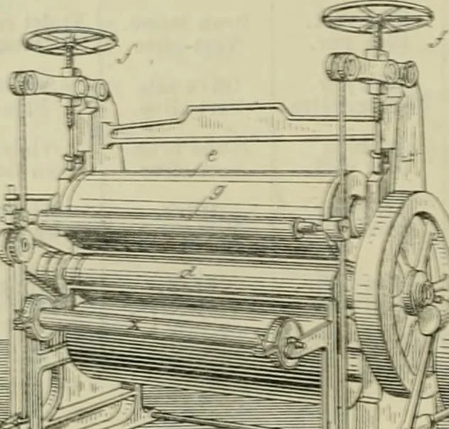 An illustration from Revue générale des mati`eres colorantes et des industries qui s'y rattachent, 1908, leaf 349