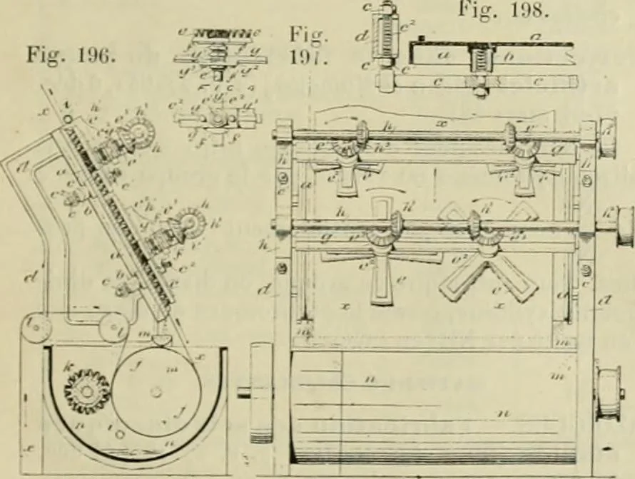 An illustration from Revue générale des mati`eres colorantes et des industries qui s'y rattachent, 1908, leaf 352