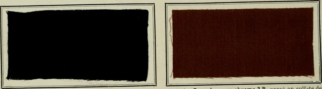 An illustration from Revue générale des mati`eres colorantes et des industries qui s'y rattachent, 1908, leaf 463