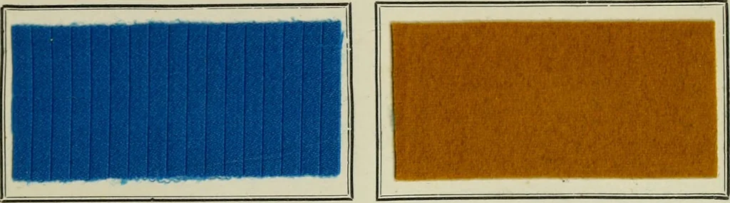 An illustration from Revue générale des mati`eres colorantes et des industries qui s'y rattachent, 1908, leaf 464
