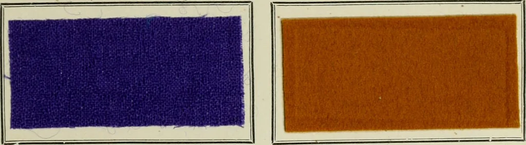 An illustration from Revue générale des mati`eres colorantes et des industries qui s'y rattachent, 1908, leaf 464