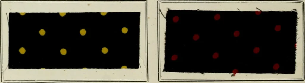An illustration from Revue générale des mati`eres colorantes et des industries qui s'y rattachent, 1908, leaf 499