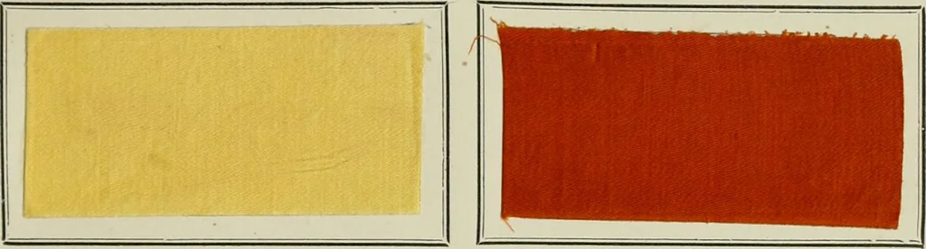 An illustration from Revue générale des mati`eres colorantes et des industries qui s'y rattachent, 1908, leaf 500
