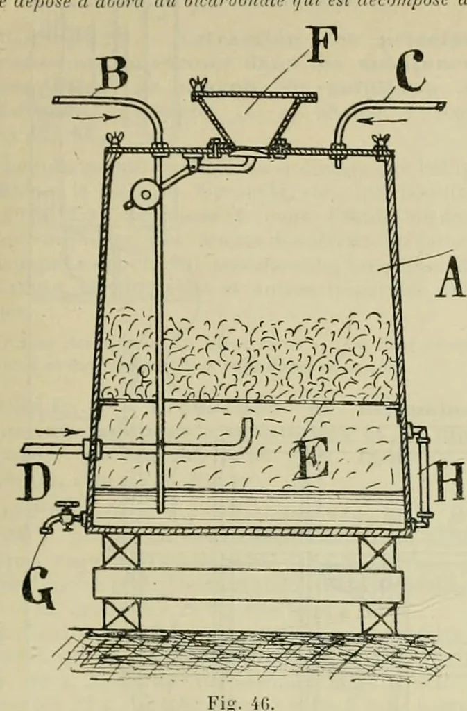 An illustration from Revue générale des mati`eres colorantes et des industries qui s'y rattachent, 1908, leaf 104