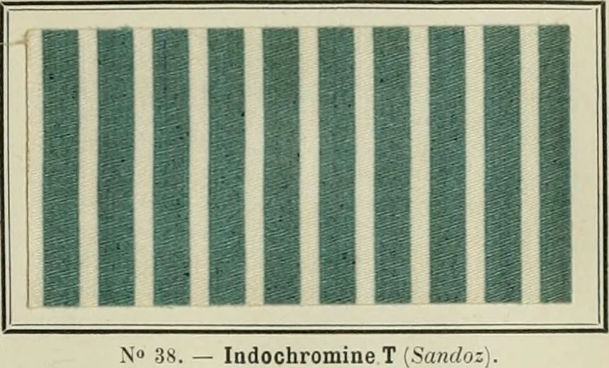 An illustration from Revue générale des mati`eres colorantes et des industries qui s'y rattachent, 1908, leaf 116