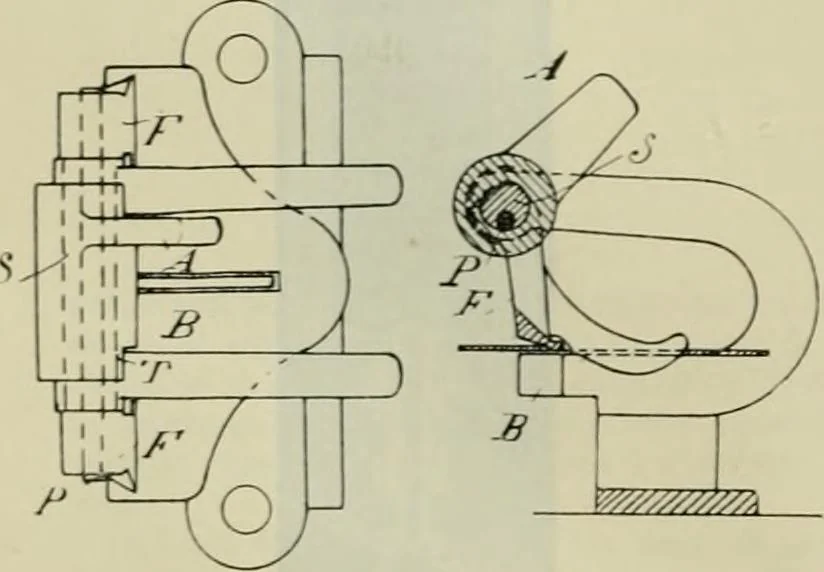 An illustration from Revue générale des mati`eres colorantes et des industries qui s'y rattachent, 1908, leaf 159