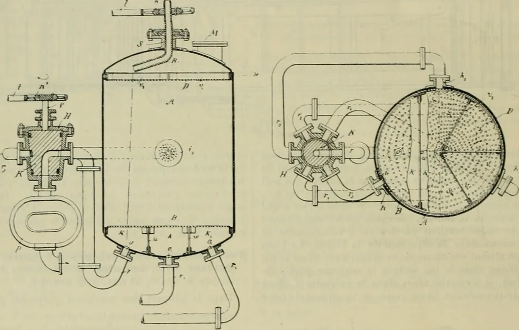 An illustration from Revue générale des mati`eres colorantes et des industries qui s'y rattachent, 1908, leaf 163