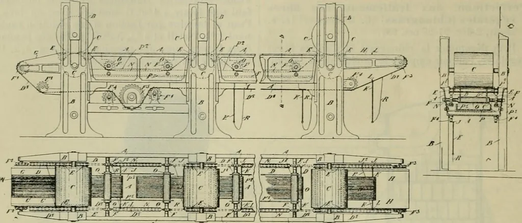An illustration from Revue générale des mati`eres colorantes et des industries qui s'y rattachent, 1908, leaf 165