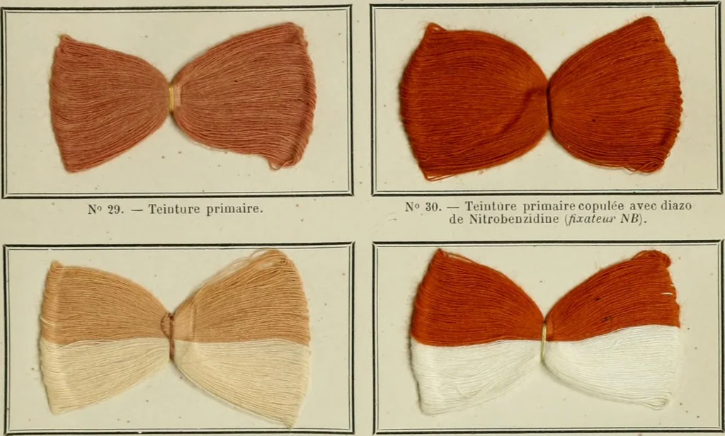 An illustration from Revue générale des mati`eres colorantes et des industries qui s'y rattachent, 1908, leaf 172