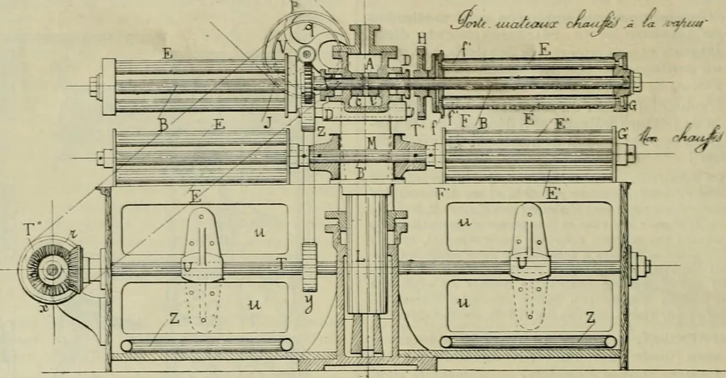 An illustration from Revue générale des mati`eres colorantes et des industries qui s'y rattachent, 1908, leaf 203
