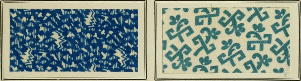 An illustration from Revue générale des mati`eres colorantes et des industries qui s'y rattachent, 1908, leaf 206