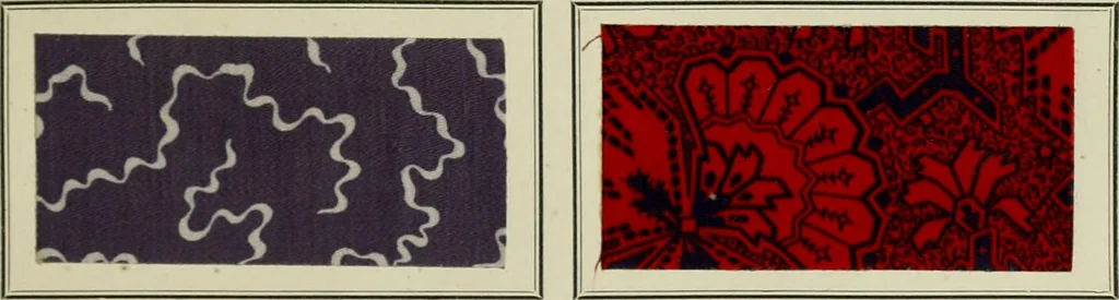 An illustration from Revue générale des mati`eres colorantes et des industries qui s'y rattachent, 1908, leaf 206