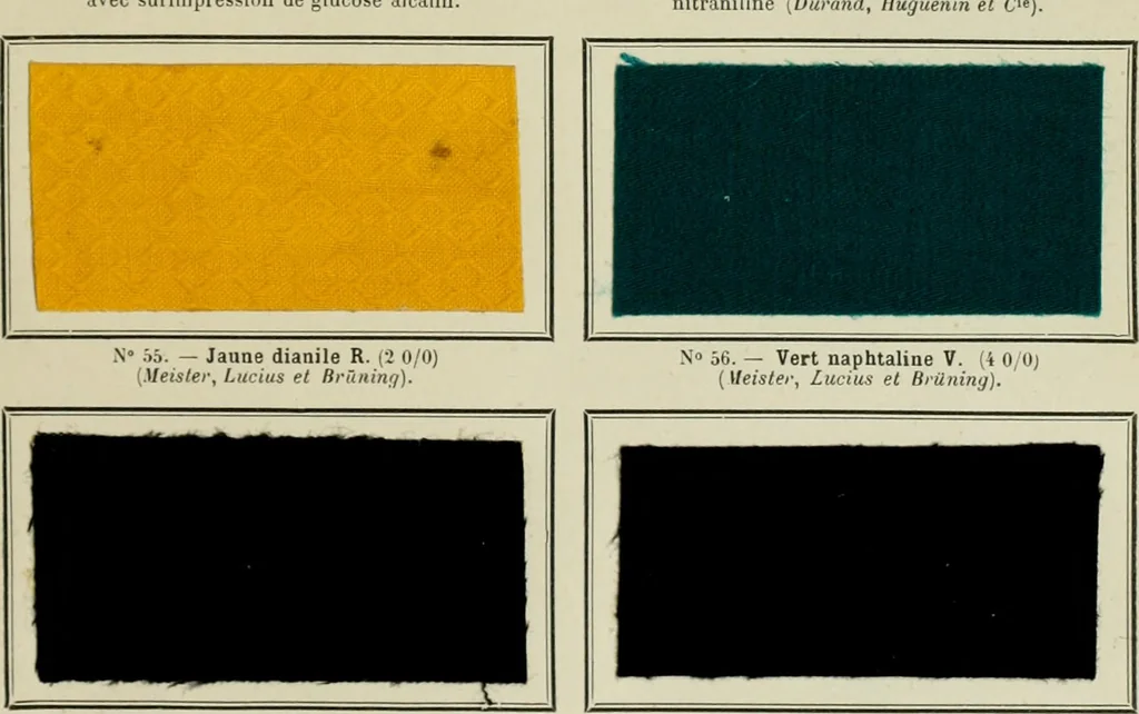 An illustration from Revue générale des mati`eres colorantes et des industries qui s'y rattachent, 1908, leaf 290