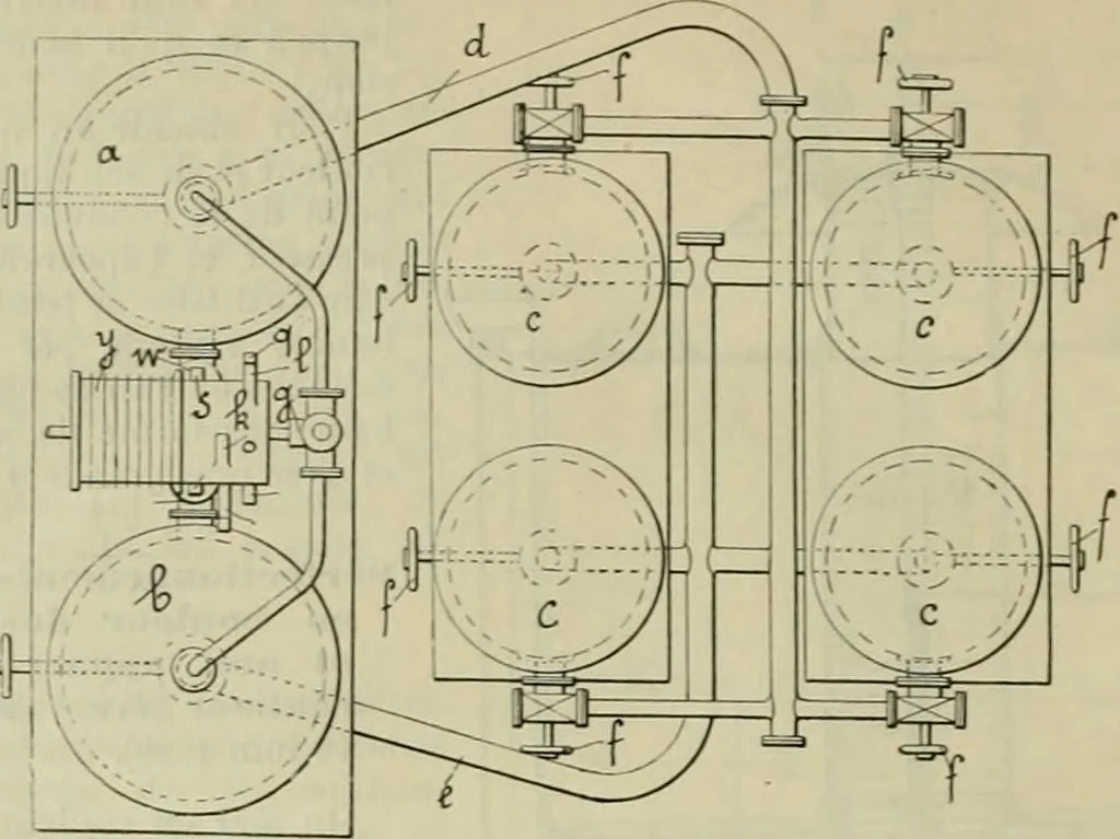 An illustration from Revue générale des mati`eres colorantes et des industries qui s'y rattachent, 1908, leaf 369