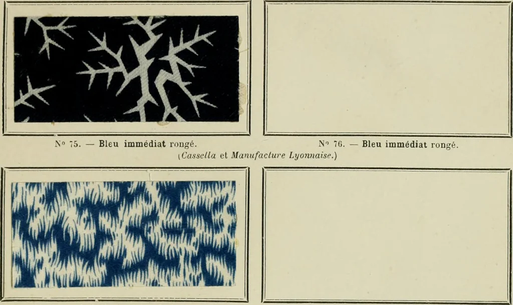 An illustration from Revue générale des mati`eres colorantes et des industries qui s'y rattachent, 1908, leaf 374
