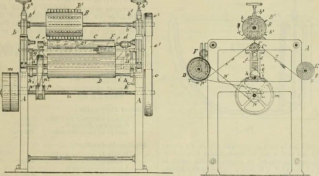 An illustration from Revue générale des mati`eres colorantes et des industries qui s'y rattachent, 1908, leaf 38