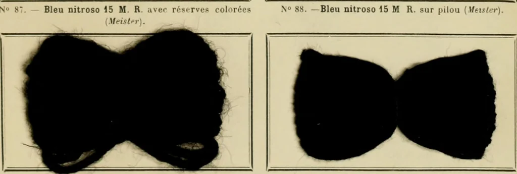 An illustration from Revue générale des mati`eres colorantes et des industries qui s'y rattachent, 1908, leaf 408