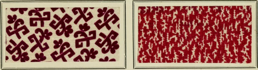 An illustration from Revue générale des mati`eres colorantes et des industries qui s'y rattachent, 1908, leaf 488