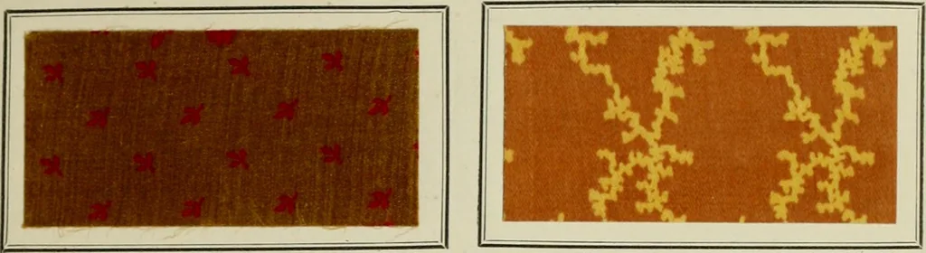 An illustration from Revue générale des mati`eres colorantes et des industries qui s'y rattachent, 1908, leaf 82