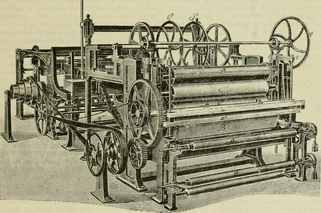 An illustration from Revue générale des mati`eres colorantes et des industries qui s'y rattachent, 1908, leaf 88