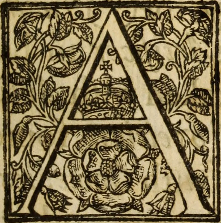 An illustration from Quaternio, or, A fourefold way to a happie life : set forth in a dialogue between a countryman and a citizen, a Divine and a Lawyer, 1633, leaf 6