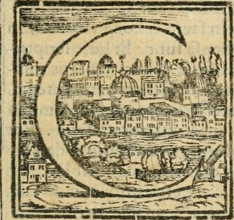 An illustration from Rhetorica christiana : ad concionandi et orandi vsvm accommodata, vtrivsq[ue] facvltatis exemplis svo loco insertis : qvae qvidem ex Indorvm maximè deprompta svnt historiis : vnde praeter doctrinam, svma qvoqve delectatio comparabitvr, 1579, leaf 156