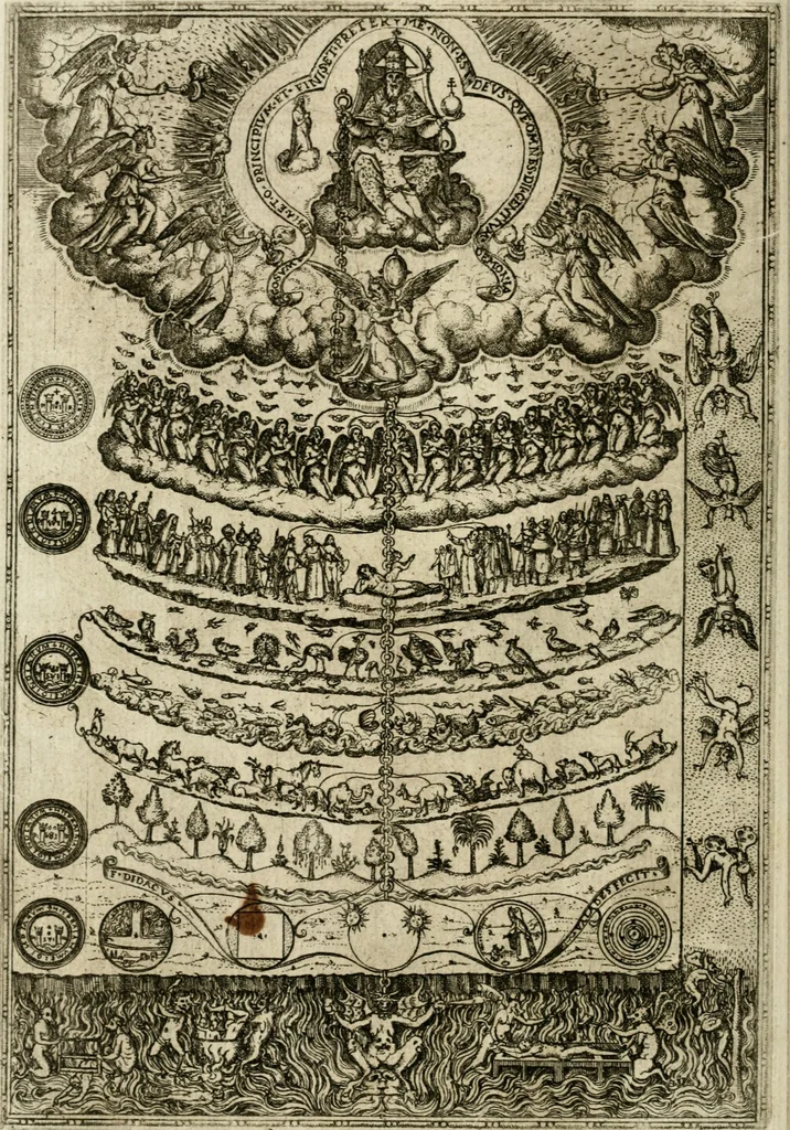 An illustration from Rhetorica christiana : ad concionandi et orandi vsvm accommodata, vtrivsq[ue] facvltatis exemplis svo loco insertis : qvae qvidem ex Indorvm maximè deprompta svnt historiis : vnde praeter doctrinam, svma qvoqve delectatio comparabitvr, 1579, leaf 259