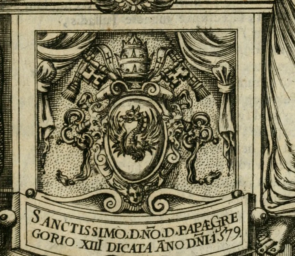 An illustration from Rhetorica christiana : ad concionandi et orandi vsvm accommodata, vtrivsq[ue] facvltatis exemplis svo loco insertis : qvae qvidem ex Indorvm maximè deprompta svnt historiis : vnde praeter doctrinam, svma qvoqve delectatio comparabitvr, 1579, leaf 4