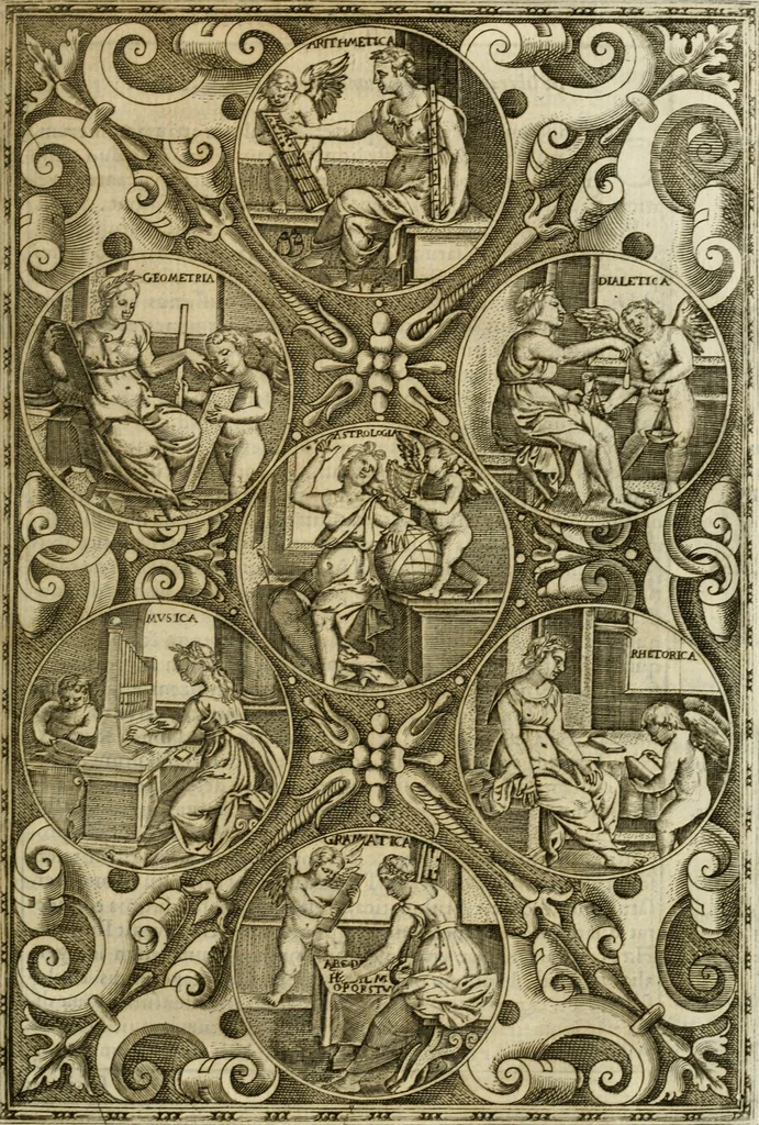 An illustration from Rhetorica christiana : ad concionandi et orandi vsvm accommodata, vtrivsq[ue] facvltatis exemplis svo loco insertis : qvae qvidem ex Indorvm maximè deprompta svnt historiis : vnde praeter doctrinam, svma qvoqve delectatio comparabitvr, 1579, leaf 40