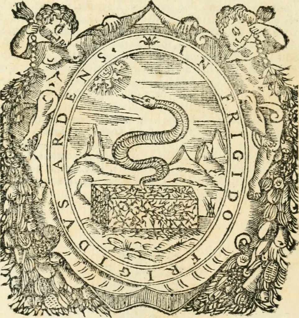 An illustration from Rhetorica christiana : ad concionandi et orandi vsvm accommodata, vtrivsq[ue] facvltatis exemplis svo loco insertis : qvae qvidem ex Indorvm maximè deprompta svnt historiis : vnde praeter doctrinam, svma qvoqve delectatio comparabitvr, 1579, leaf 437