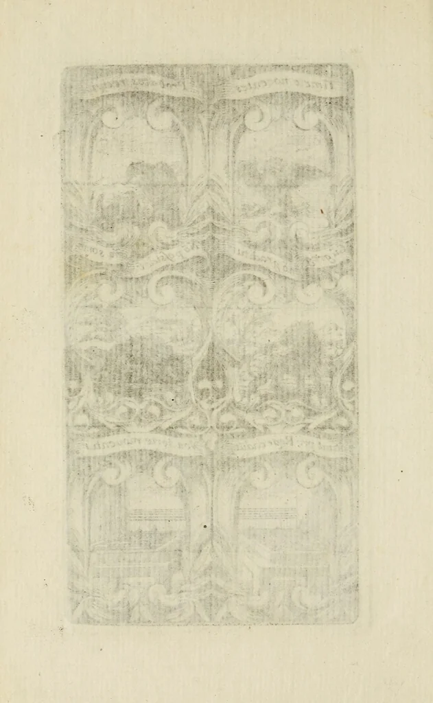 An illustration from Rhetoricae suburbanum, pars prima : cuius libri tres exhibent : primus, xystum, in quo heroica symbola proferuntur ... secundus, aulam ... tertius, odaeum ..., 1676, leaf 26