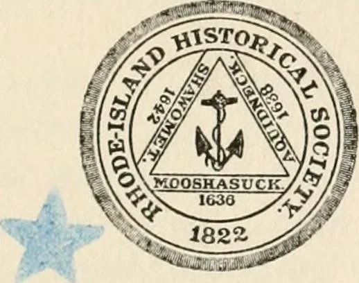 An illustration from Rhode Island imprints; a list of books, pamphlets, newspapers and broadsides printed at Newport, Providence, Warren, Rhode Island between 1727 and 1800, 1915, leaf 10