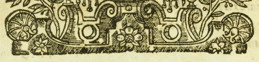An illustration from Rhodon and Iris : a pastorall, as it was presented at the florists feast in Norwich, May 3. 1631, 1631, leaf 9